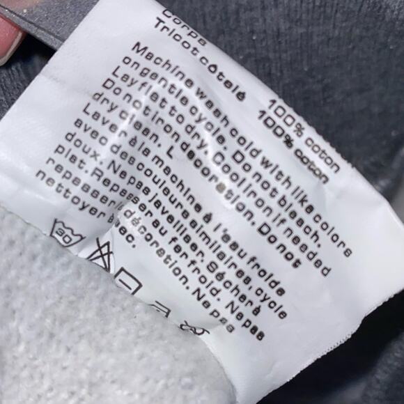 Alexander Wang $375 Womens Essential Puff Logo Terry Hoodie Glitter Gray LG EUC - Picture 13 of 13